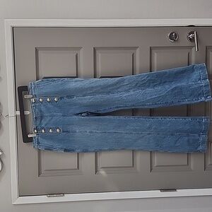 Michael Kors Gold Logo on Blue Denim